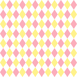 粉黄清新透明菱形格底纹