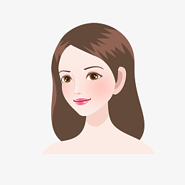 微整美妆美肤美容头像png美女