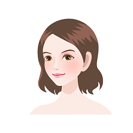 微整美容美妆美肤美女头像PNG