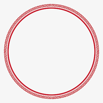 中国风圆形边框标题框(1648x1460)aipng红色的圆形中国风边框纹理