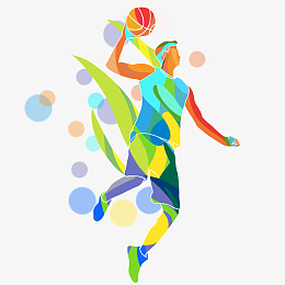 孩子啊pngepspng打篮球的小孩素材图pngaipng矢量描边风打篮球运动人