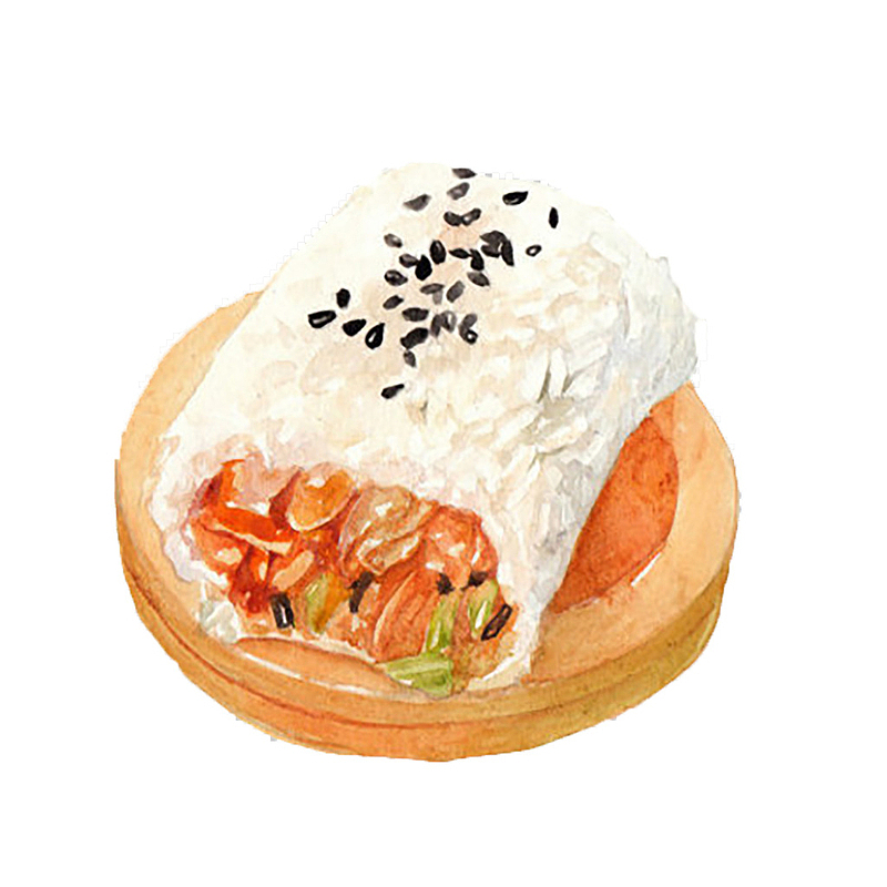 手绘寿司png
