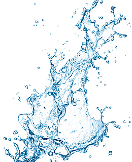 洒落的水流水珠