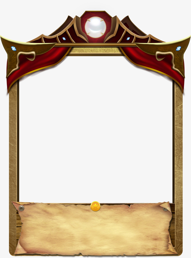 游戏展示框金属素材免费下载_觅元素