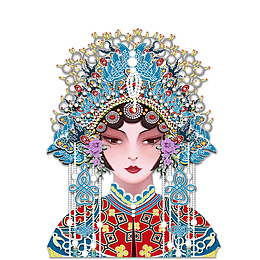 箱京剧装饰元素图片免费下载_箱京剧装饰元素素材_觅元素