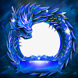 蓝色龙用于头像