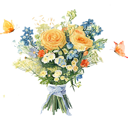 手捧花情人节玫瑰花