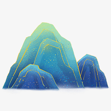 国朝蓝色小山峰(400x400)png绿色卡通山坡图(724x616)png山上的梯田