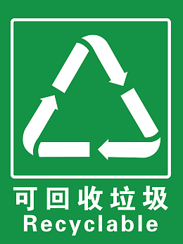 可回收垃圾标识