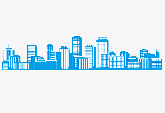 城市免抠高楼剪影