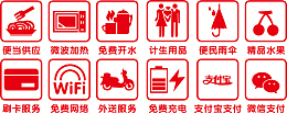 超市服务小标志 CDR AI