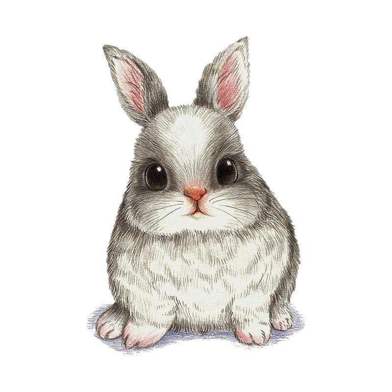小兔子插图系列