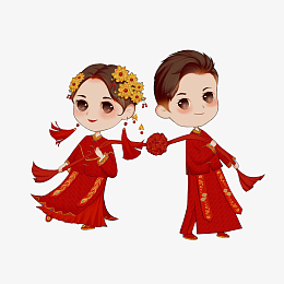 中国风新娘新郎