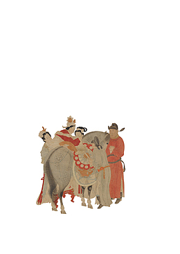 杨贵妃上马图