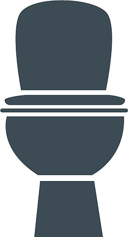 马桶正面元素图标