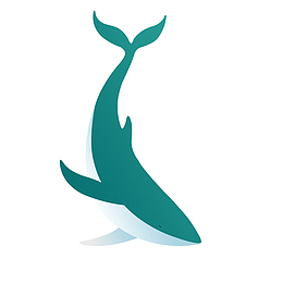 小海豚logo素材-小海豚logopng图片下载-觅元素