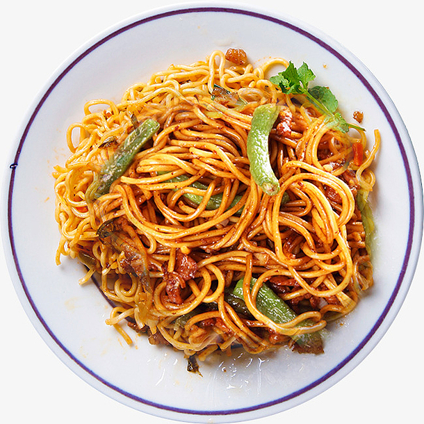 扁豆焖面透明png素材