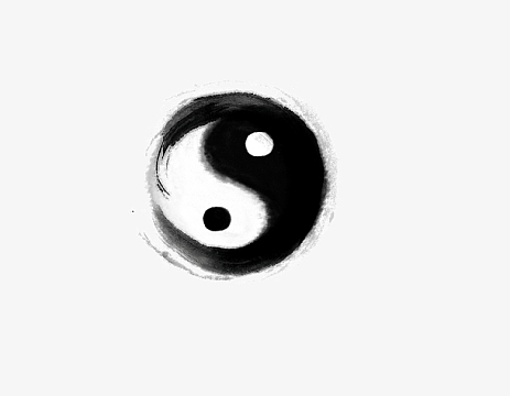 水墨太极八卦图案(3543x2756)png上善若水海报(3544x5315)psdpng手绘