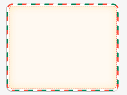 圣诞节平安夜彩色边框纸张纸片