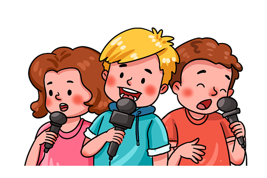 小主持,卡通小朋友