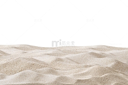 沙滩里的一堆沙子