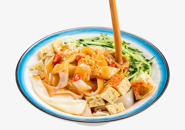 一碗凉皮,牛筋面素材免费下载_觅元素