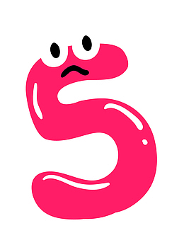 矢量图数字动画5五