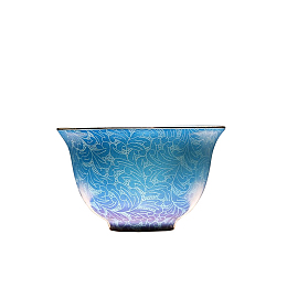青色茶碗元素