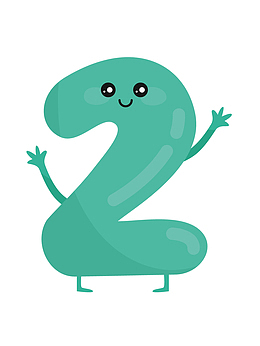 数字卡通矢量图二2插画