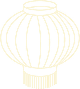 中国风灯笼线稿png格式