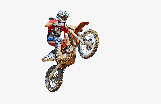 骑摩托车的飞人