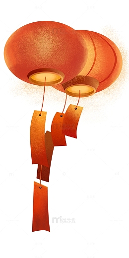 剪纸灯笼虎年大吉