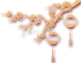 吉祥，元宵节，古风，中式