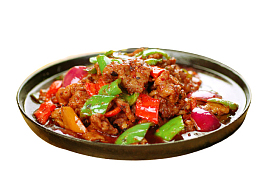 铁板麻辣小牛肉