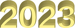 2023新年黄色字体