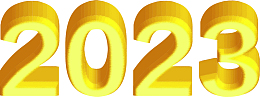 2023新年金色字体