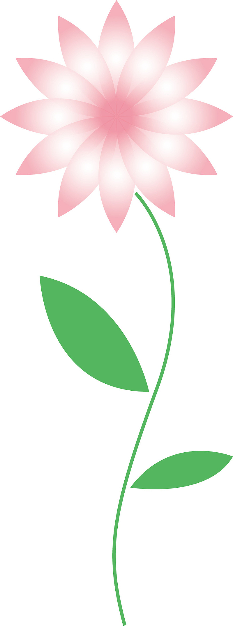 植物花卉卡通装饰花朵