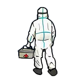 提着医疗箱的医护人员