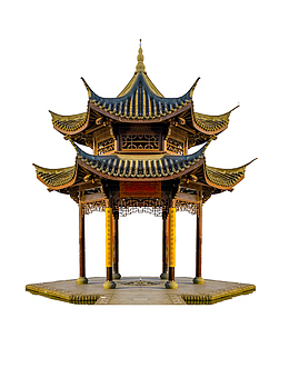 中国古式建筑亭子