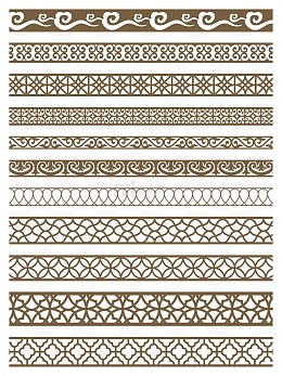 中国风复古纹理边框