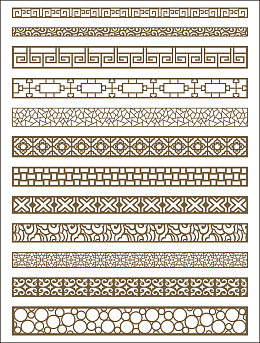 中国风复古纹理边框