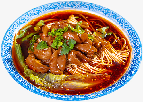 2000x2001)psdpng青花蓝碗国风国潮面条手绘图(3000x3000)png薯条特写