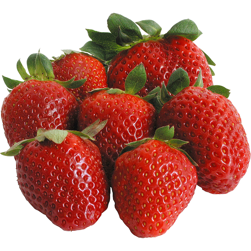 七个红色大草莓