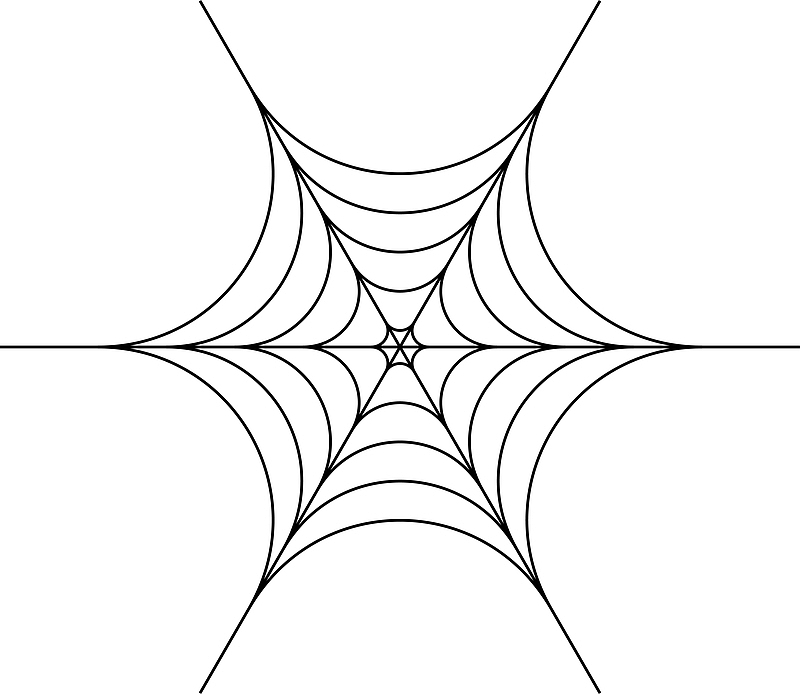 蜘蛛网线条元素