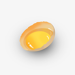 手绘鸡蛋蛋壳蛋黄