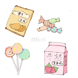 儿童节零食四件套