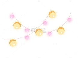 黄色卡通发光小灯泡六一儿童节装饰手绘元素