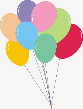 小清新卡通气球装饰