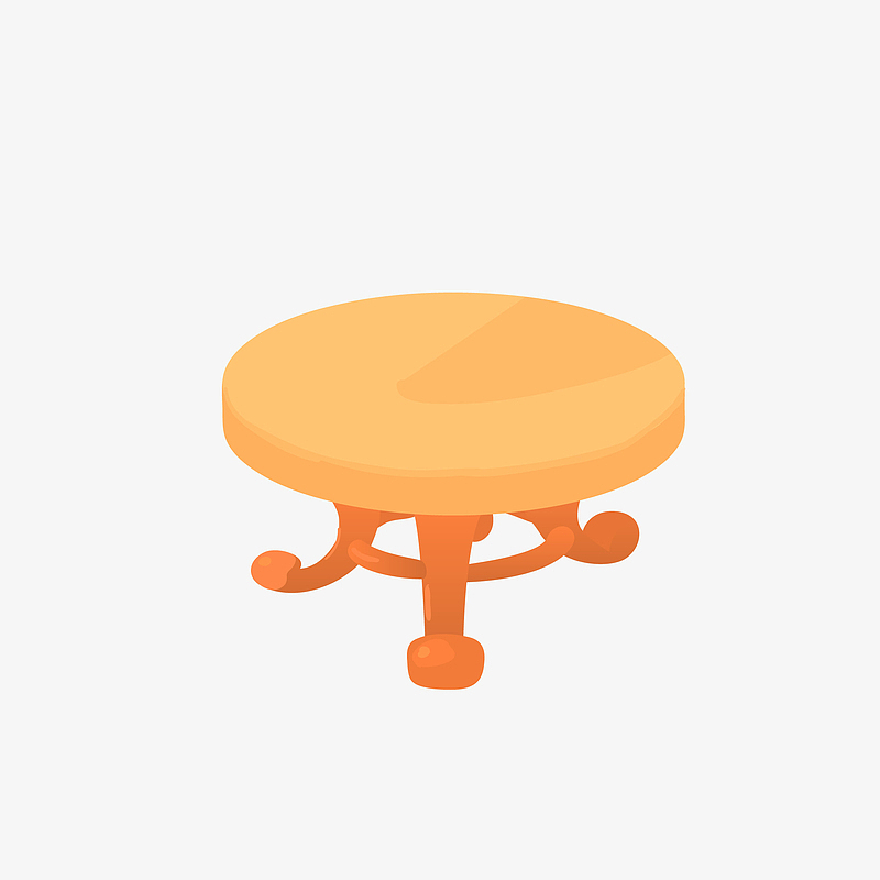 家具摆件装饰物品圆椅子免抠素材免费下载_觅元素51yuansu.com