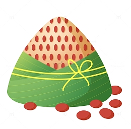 红豆粽红豆粽子端午节矢量免扣元素